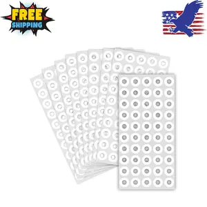 2500 Pcs White Hole Reinforcement Stickers, Round Self-Adhesive 0.25" Diameter