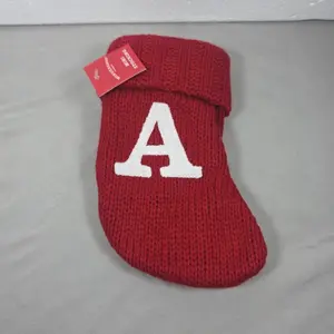 Wondershop Mini Knit Christmas Stocking – Letter A