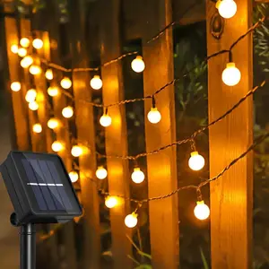 Solar Garden Decorative String Light, 1 Piece Outdoor Waterproof Light String, Decorative Lamps, Garden Lighting, Outdoor Patio Ideas, Led Light, Solar Floating Lights, Outdoor Pathway Lighting