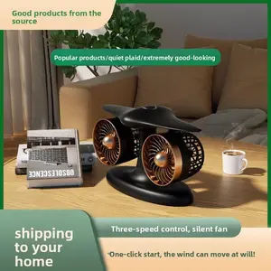 Desk Fan Jet Engine Inspired Super Silent 3 Modes