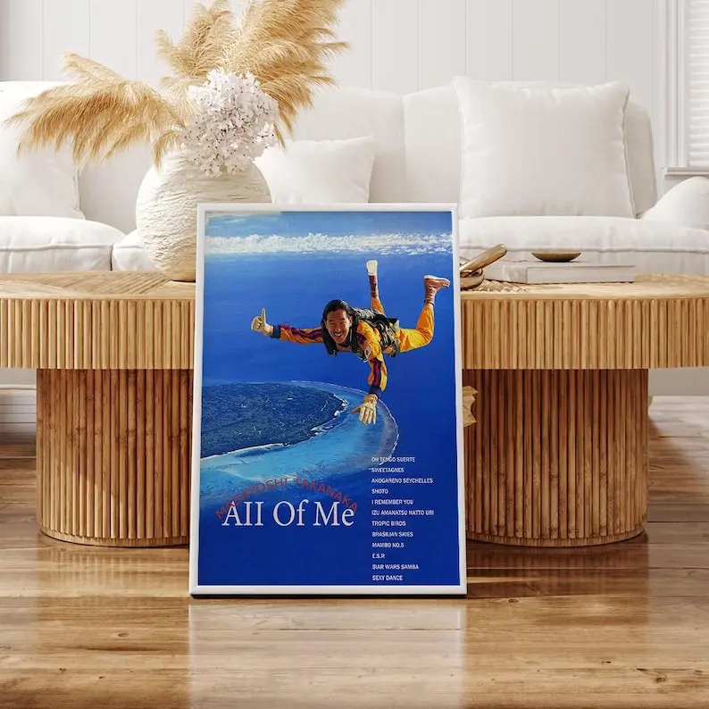 Masayoshi Takanaka Best Selection All Of Me Poster,Wall Art for Living Room,Vintage Poster Art,Home Decor,Festivals and birthday gifts