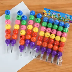 5/10count Lollipop Building Block Crayon Painting Pen Pencil for Children Birthday Party Favors Goodie Bag Pinata Fillers Rewards