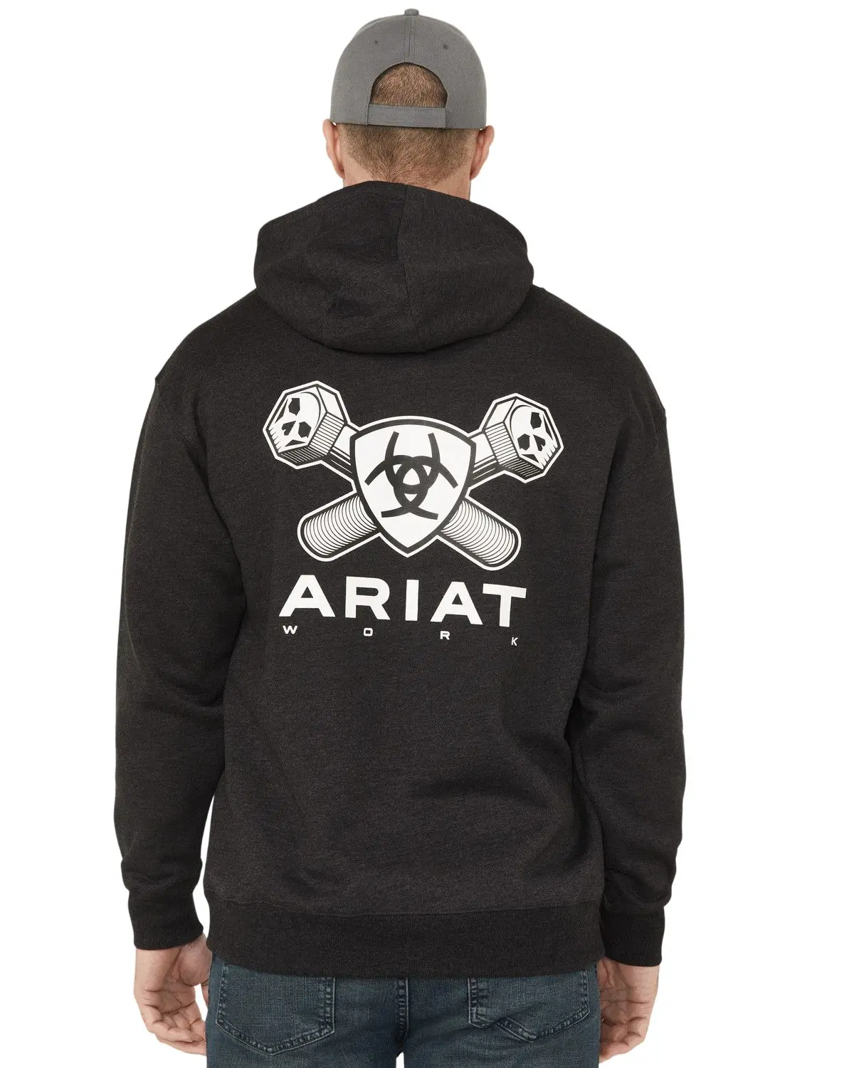 Ariat Men's Men'S Rebar Workman Bolt Hooded Sweatshirt - 10062716 Ariat Men's Men'S Rebar Workman Bolt Hooded Sweatshirt - 10062716