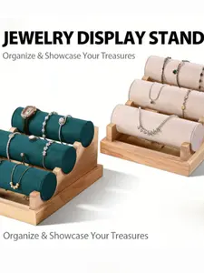 Multi-Layer Jewelry Display Rack, Crystal Bracelet Showcase Stand, Handmade Bangle Organizer, Elegant Accessory Storage Solution