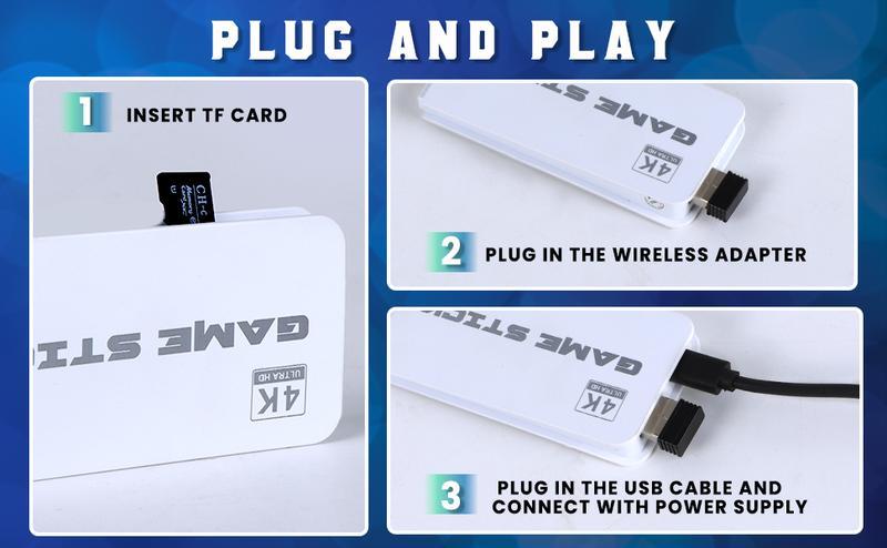 Mass Games Retro Game Console with 40000+ Built-in Games 19 Emulators 2 Wireless Controllers 4K Output & 64GB SD Card Perfect for Kids & Adults - Portable Gaming System,TikTokShopBlackFriday Mass Games Retro Game Console with 40000+ Built-in Games 19 Emulators 2 Wireless Controllers 4K Output & 64GB SD Card Perfect for Kids & Adults - Portable Gaming System,TikTokShopBlackFriday