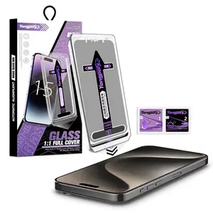Magic Iphone 17 Pro Max Anti-spy Tempered Glass Film Auto Dust-Elimination Bubble Free Case Friendly Screen Protector
