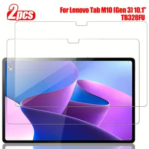 2-Pack Tempered Glass Protective Tablet Screen Protector for Lenovo Tab M10 3rd Gen 10.1-Inch 2022, Tb-328fu, Anti-Fingerprint Clear HD Protection Film