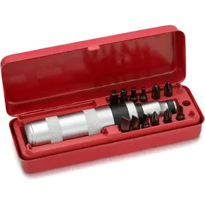 1/2" Manual Hand Impact Driver Set Extractor-12 PCS Impact  S2 Steel Much More Durable Disengage Rusted Fasteners or Frozen  Manual Reversible Impact Driver Set