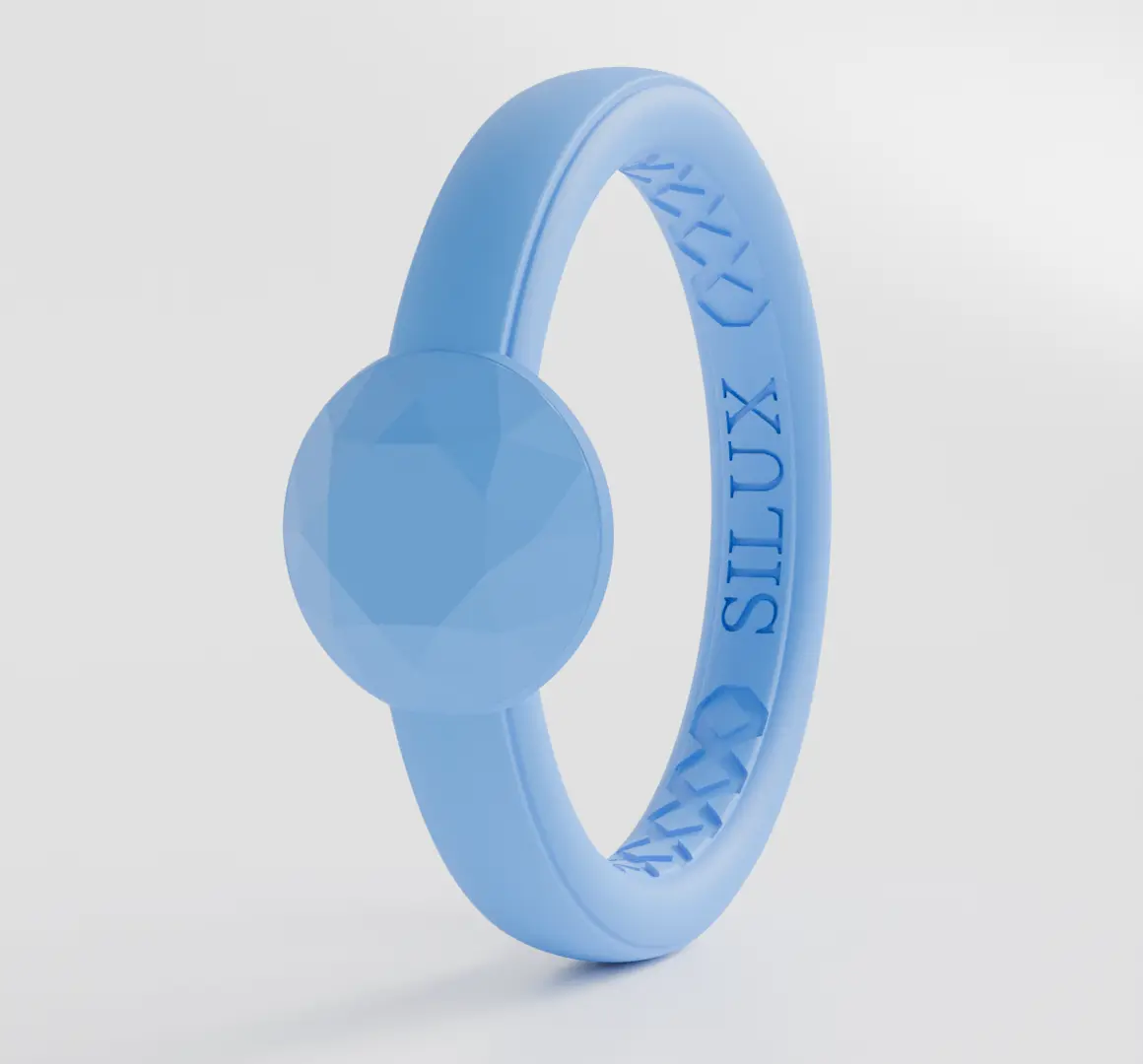 Round Diamond Silicone Ring