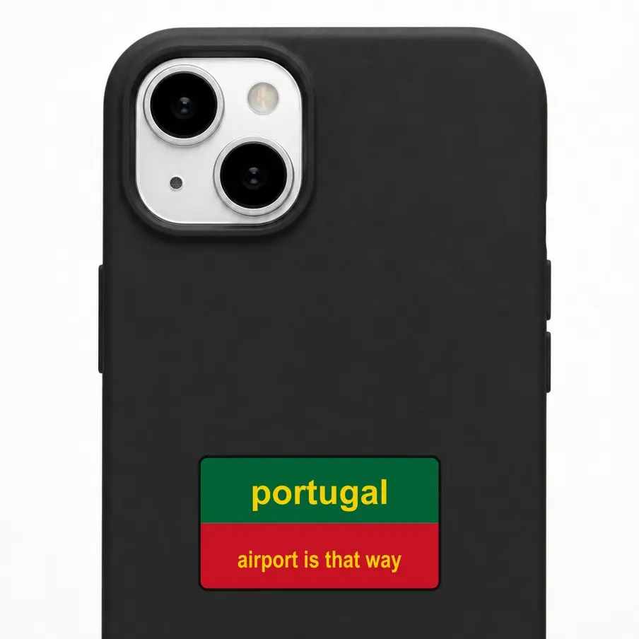 Portugal Airport Themed Mobile Phone Case, Durable Protective Cover for Smartphones
