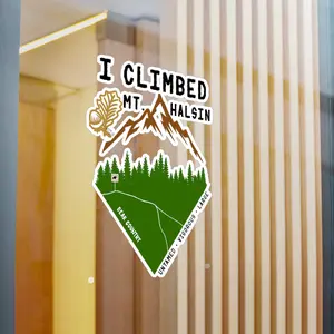 Mt. Halsin Kiss-Cut Vinyl Decals