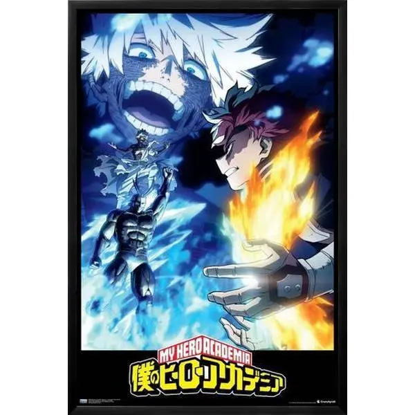 My Hero Academia: Season 7 - Todoroki vs Dabi Key Art