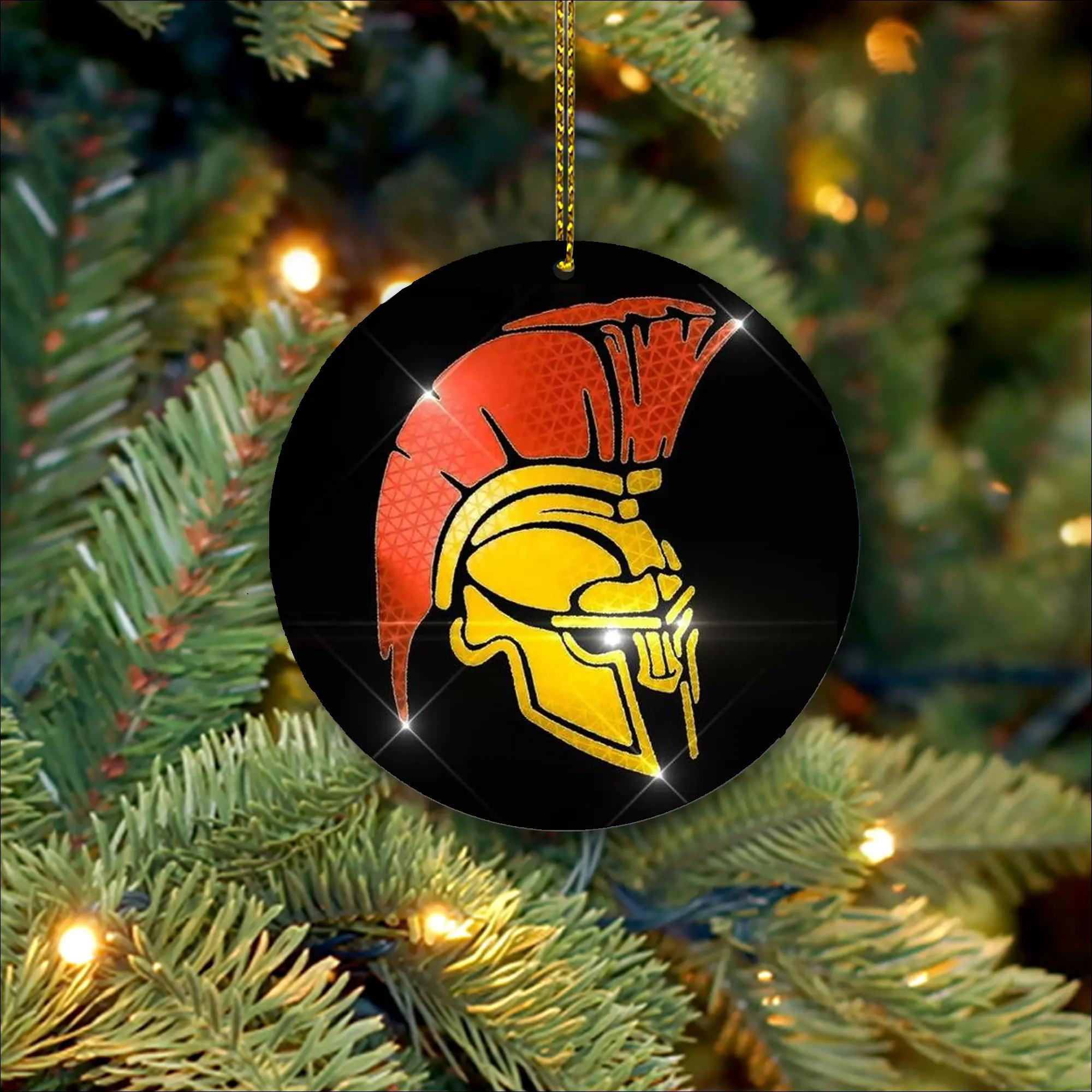California Ornament, Christmas Football Decor, California Team Gift, Christmas Gift,  Gift Football Lovers, Ceramic Ornament, Decoration Ornament