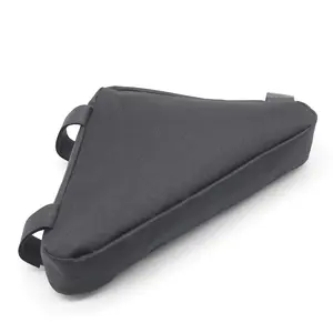 Outdoor Mountain Bike Bag Triangle Tool Front Fork Battery Pack Cycling Polyester Pouch, Durable Storage Solution for Bicycles