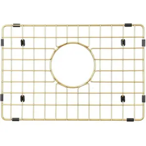 Sinks Protector Gold 304 Stainless Sink Bottom Grid, Rack (15 L x 13 W)