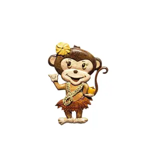 Shaka Monkey Girl - Magnet