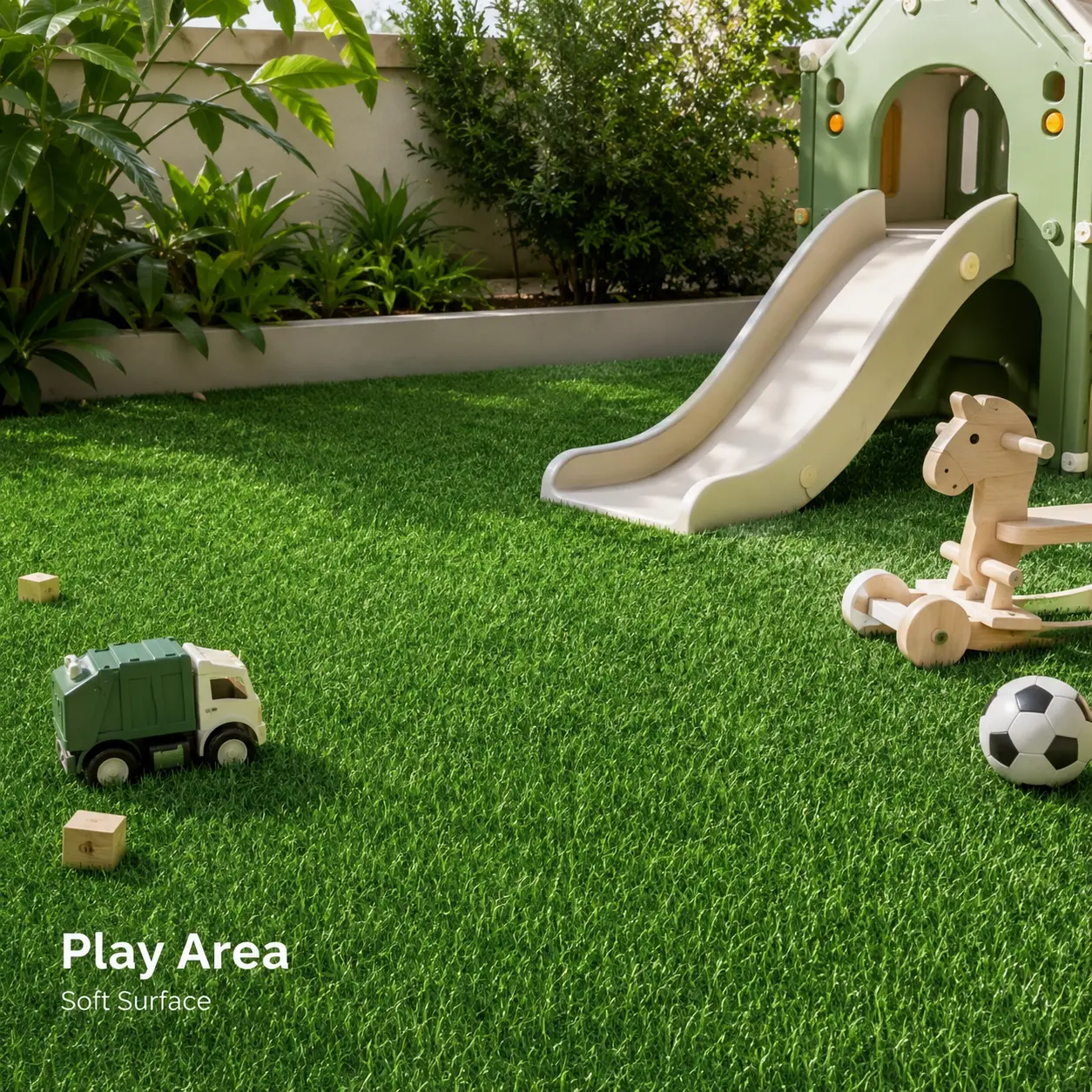 Artificial Grass Turf Roll, Spring Green Synthetic Lawn Mat, 0.79 in/1.18 in Pile Height, Non-Adhesive Fake Grass Carpet for Backyard, Patio, Balcony, Garden and Outdoor Landscaping, Multiple Sizes