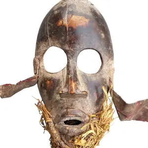 Antique African Dan Mask from Cote d'Ivoire Ivory Coast West African Ceremonial Mask Acquired from Salaga Market Authentic Handcrafted