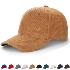 Corduroy Dad Hat Baseball Classic Adjustable Soft Plain Cap Unisex Men Women Corduroy Dad Hat Baseball Classic Adjustable Soft Plain Cap Unisex Men Women