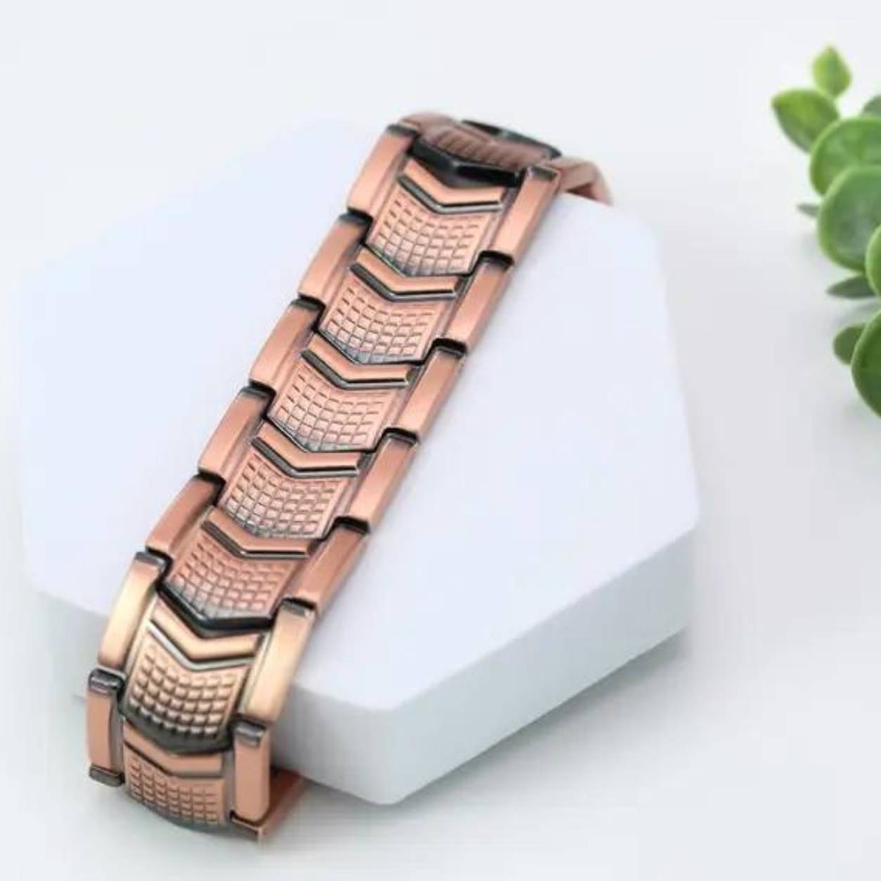DearYou Studio B Copper Magnetic Bracelets for Men, 99.99% Pure Copper Bracelet with 3 Row Neodymium Magnets,Men's Jewelry Gifts DearYou Studio B Copper Magnetic Bracelets for Men, 99.99% Pure Copper Bracelet with 3 Row Neodymium Magnets,Men's Jewelry Gifts