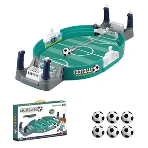 Interactive Table Football Game Set, Mini Desktop Soccer Pong Game with 6 Balls, Indoor Leisure Entertainment Board Game Toy
