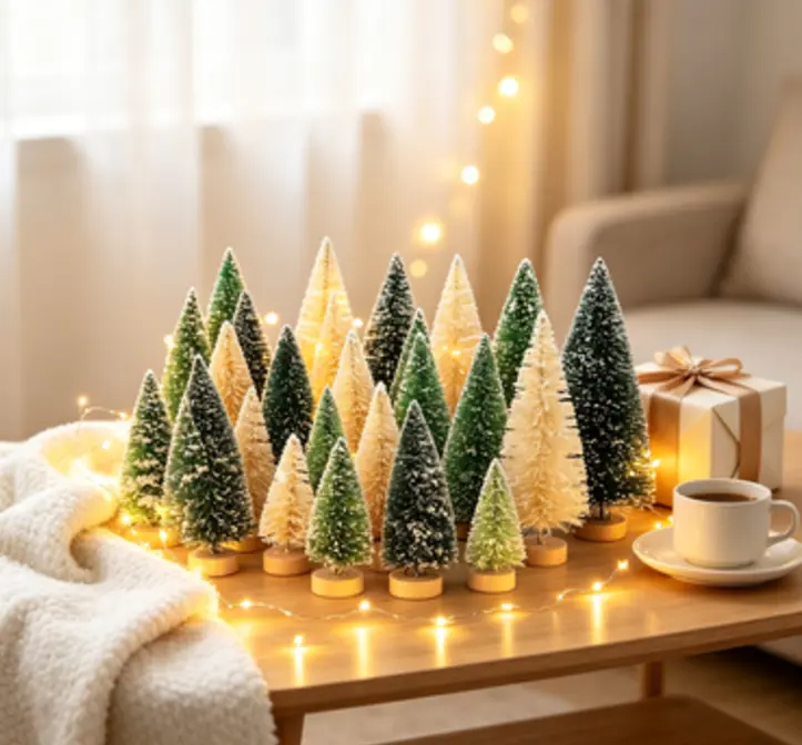 Viral Mini Christmas Tree | Eco-Friendly Fade Resistant Tabletop Xmas Decor For Office Dorm Kids Room