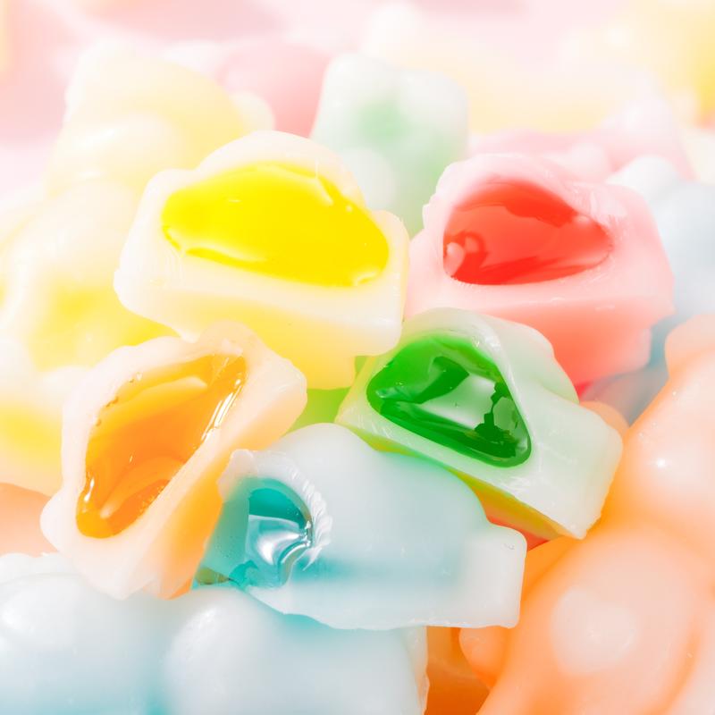 Brand New Upgrade!!! FruityWax Bear Candy 12oz Pack Five Flavors Wax Upgrade Bear Shape Retro Party Treats ASMR Sweet Bonbon Snack() Fruitsnacks Viral Candy Wax Candy Bombs