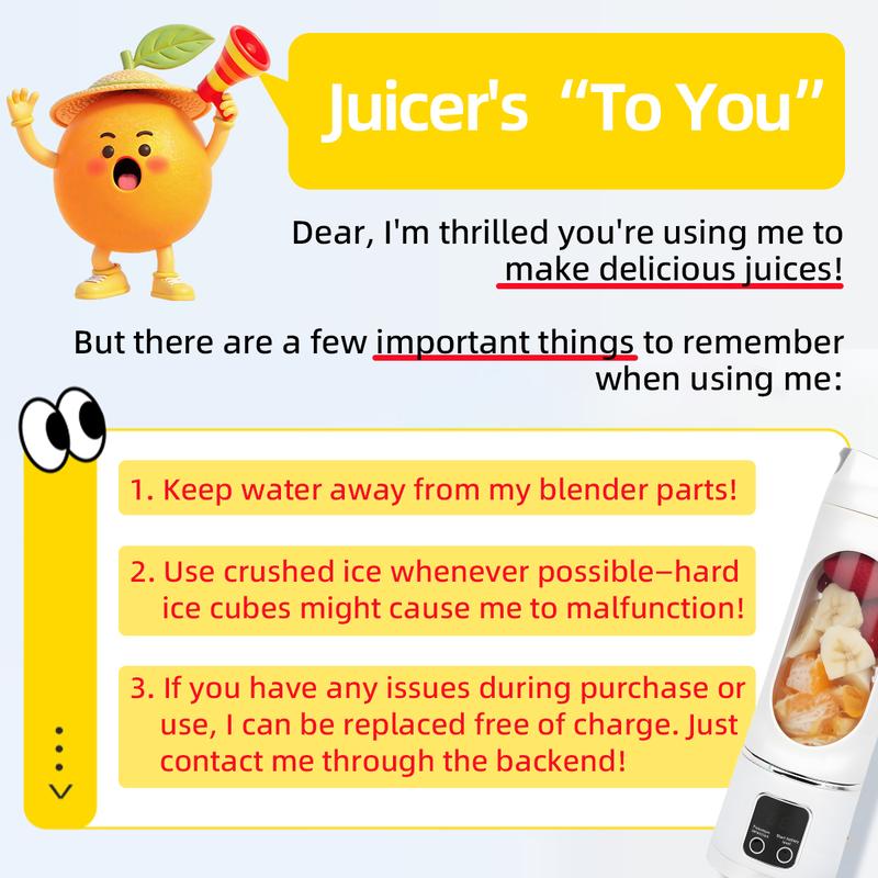 Best Mini Juicer Blender – 2-in-1 Ice Crusher & Smoothie Maker | Perfect for Liquid Diets, Fresh Juice, Shakes, Baby Food | USB Rechargeable & Easy to Clean | Great for Home, Office, Dorm, and Back-to-School Gifts cup portable vegetable