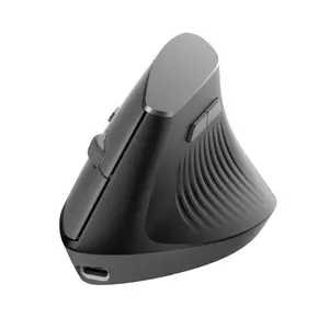 AJAZZ I300 Wireless Office Mouse Dual Mode 2.4G Bluetooth DPI1600 Gaming Optical Sensor 57 Degree Ergonomic Vertical Mouse Long term Suitable for Effortless Office Essential Lightweight 84g Supports Multiple Systems Suitable for Office Use