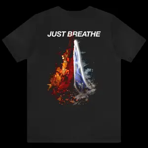JUST BREATHE 3AM SHIRT UNISEX FITS TRUE TO SIZE 100% COTTON