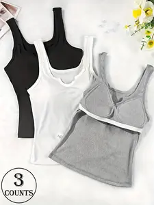 Liquid Tank Top, 95% Polyester Odor-Resistant Quick-Dry Sports Zero-Impact No-Bunching Liquid Boneless Shockproof Tech