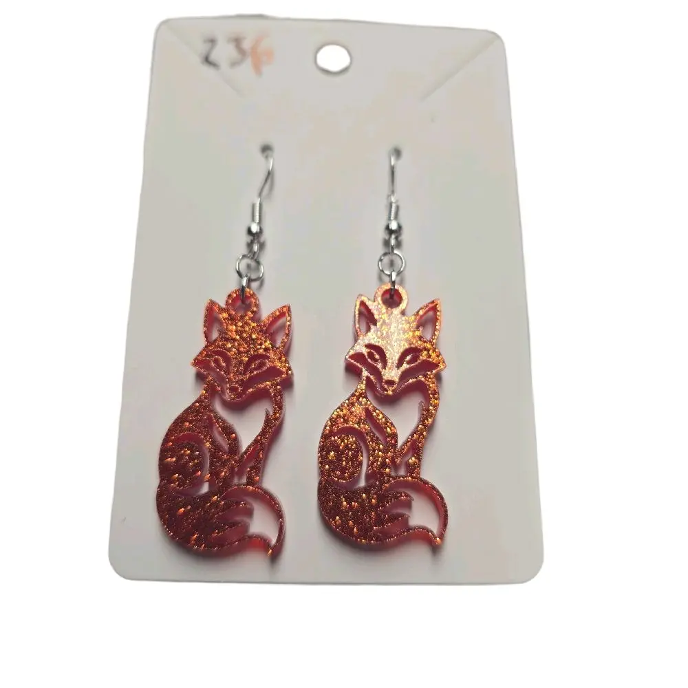 236) Fox Earrings!