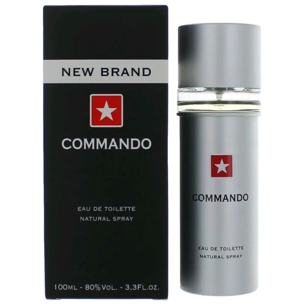 Commando by New Brand for Men - 3.3 oz EDT Spray