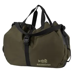BASSDASH Wader Bag Foldable with Changing Mat Shoulder Strap Handles Mesh Boot Storage for Fishing Travel Hunting Hiking FP08