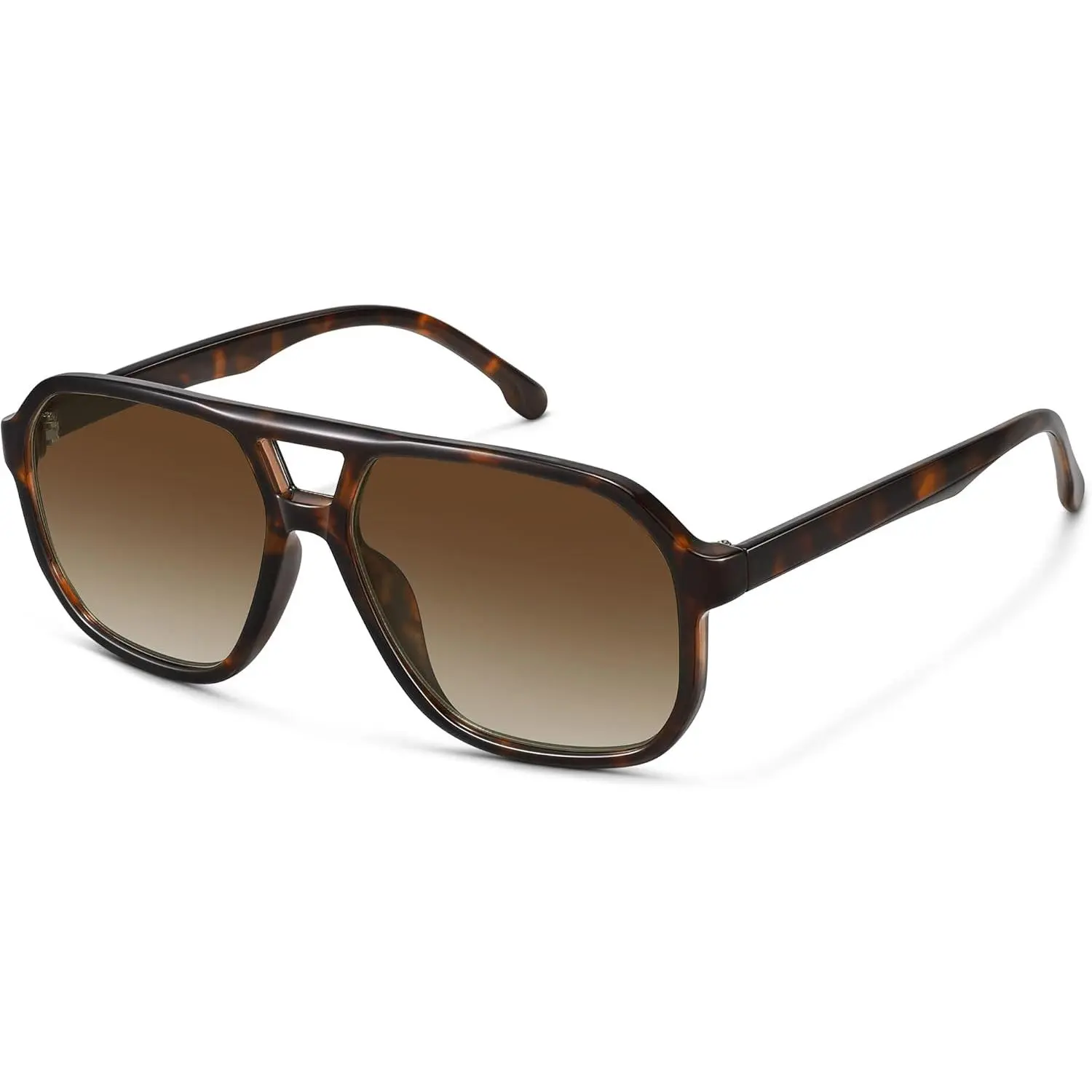 FOZONO Oversized Aviator Sunglasses for Women & Men - Retro 70s Double Beam Frame, UV400 UV Blocking, Trendy Streetwear Eyewear with Sun Protection, Trendy Streetwear Sunglasses, Uv Blocking Sunglasses