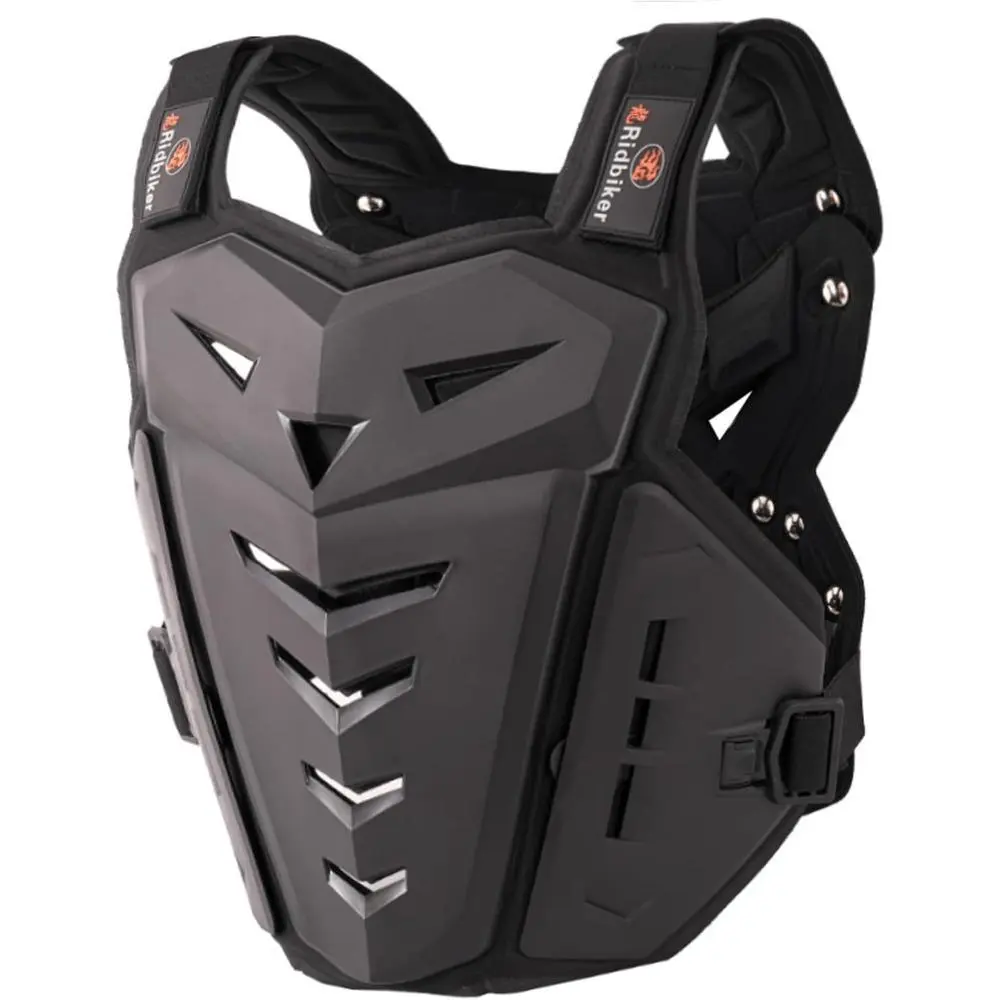 Lycra-PP Body Armor Vest - Chest & Back Protector, Dirt Bike Accessories for Adult Motocross, Off-Road Racing Motorcycle & Mountain Bike (MTB) Protective Gear