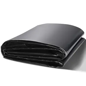 【Summervibes】VEVOR Pond Liner, 15 x 20 ft 45 Mil Thickness, Pliable EPDM Material Pond Skins, Easy Cutting Underlayment for Fish or Koi Ponds, Water Features, Waterfall Base, Fountains, Water Gardens, Black