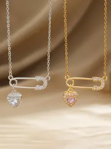 Heart Shaped Pendant Necklace, 1 Count Fashion Jewelry for Party, Daily Clothing Decor, Trendy All-match & Exquisite Jewelry for Birthday Gift, Love Heart Necklace