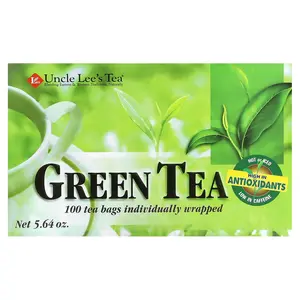 Uncle Lee's Tea Legends of China, Green Tea, 100 Tea Bags, 5.64 oz