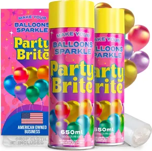 Balloon Brite Aerosol Spray 2-Pack — Latex Balloon Gloss, 16oz
