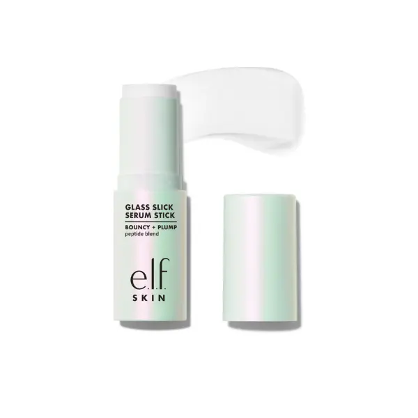 e.l.f. Glass Slick Serum Stick - Peptide Blend for Plump & Smooth Skin - Watery Balm Formula for Glassy Finish