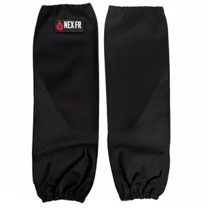 Nexon Welding Sleeves for Men & Women, 21 Inches Split Leather Arm Sleeves, Cut & Heat Resistant Sleeves – Black