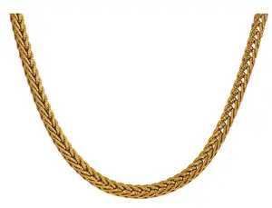 Gold Necklace Braided