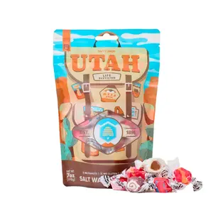 Taffy Shop, Utah National Parks Salt Water Taffy Bag (7oz) - Gourmet Soft, Sweet & Chewy Candy