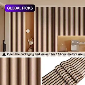 Wood Grain Pattern Self-Adhesive Wall Sticker, 1 Roll Waterproof and Moisture-Proof Decorative Wallpaper for Living Room, Bedroom and Kitchen #GLOBAL PICKS