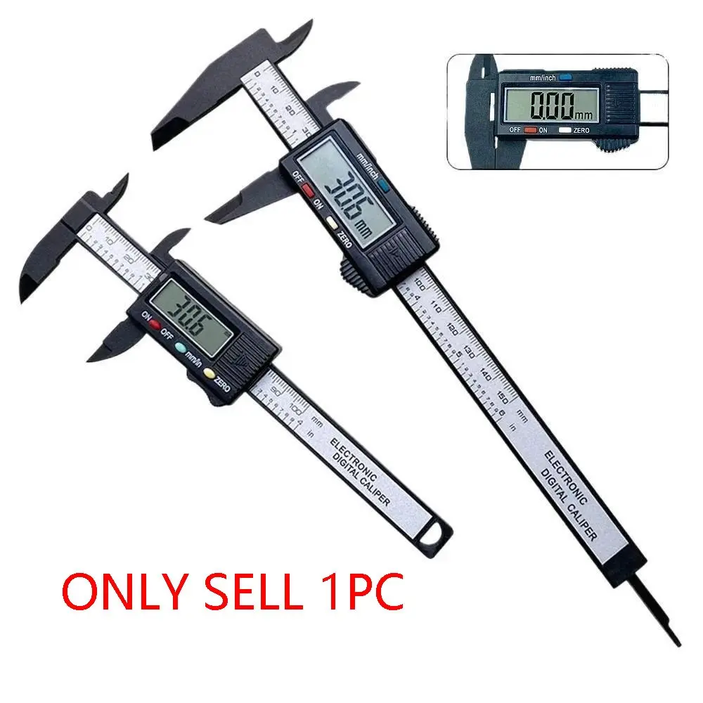 150mm Tool Digital Ruler Electronic Digital Caliper Dial Vernier Caliper Gauge Micrometer Measuring Calipers Measuring Tool Measuring Instrument