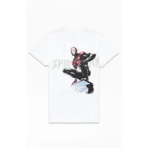 PacSun Men's Marvel Miles Morales Spiderman T-Shirt - Multicolor