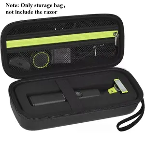 Razor Storage Bag Compatible with Philips Norelco OneBlade QP6531/70, QP6531/70, QP6530/70, QP6510/70, QP6530/80, QP6550/70, QP6510/20, 360 Pro Hybrid Electric Shaver, Carrying Bag for Men's Beard Trimmers (Bag Only)