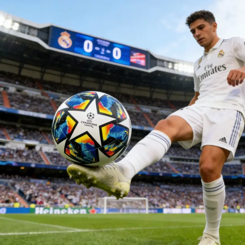 Champions League Soccer Ball with Size 5, Perfect for Outdoor Weekend Matches, High-Performance Ball for Soccer Lovers, Football, Football Equipment