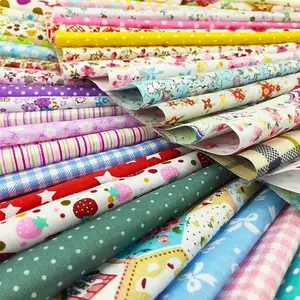 50pcs 12 x 12 inches (30cmx30cm) Cotton Fabric Squares Quilting Sewing Floral Precut Fabric Square Sheets for Craft Patchwork